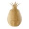Kaplan Early Learning Company Pineapple Washable Wicker Floor Basket